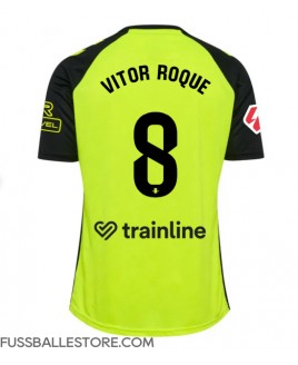 Günstige Real Betis Vitor Roque #8 Auswärtstrikot 2024-25 Kurzarm